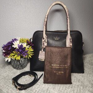 Authentic - Kate Spade Cameron Street Margot Satchel with Snakeskin handles